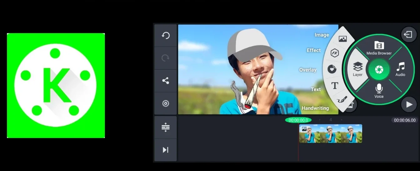 Green Kinemaster Mod APK display image