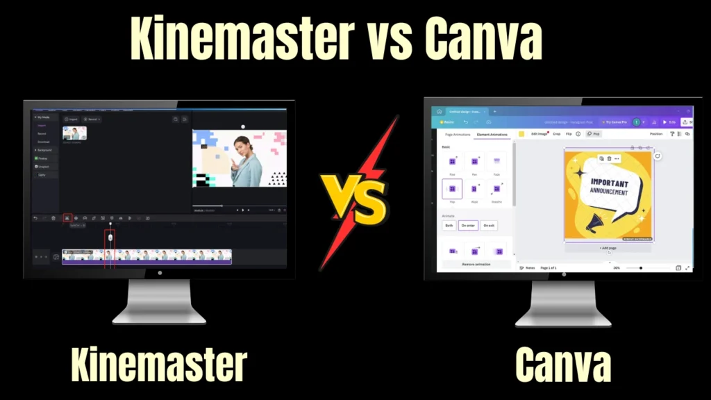 KineMaster vs canva comparison image